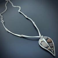 Image 1 of Pebble Leaf Necklace 