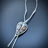 Image 3 of Pebble Leaf Necklace 