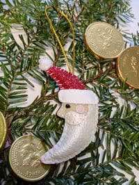 Image 1 of Santa Moon Decoration