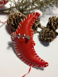 Image 3 of Santa Moon Brooch