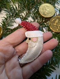 Image 4 of Santa Moon Brooch
