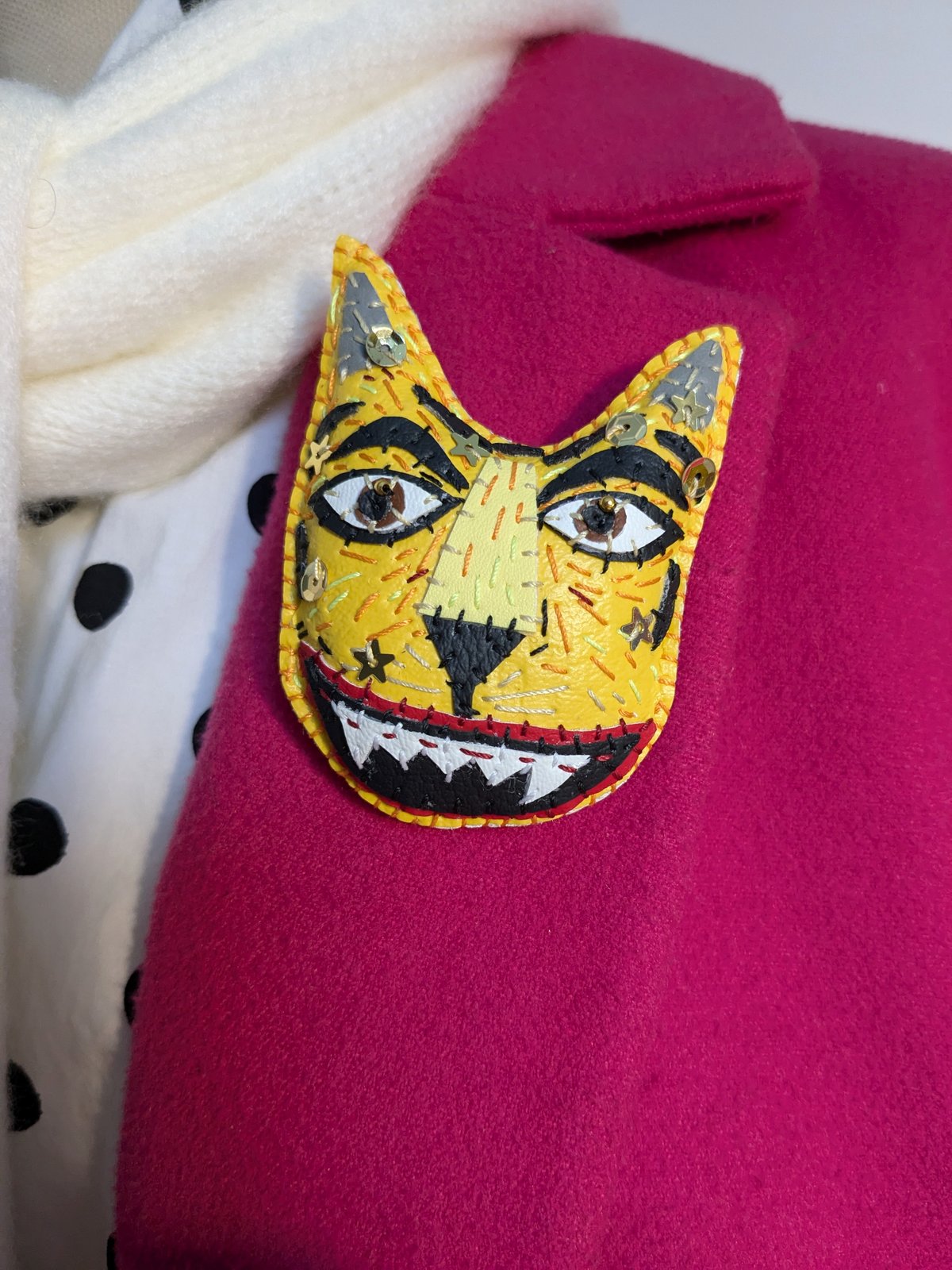 Image of Mad Terry Tiger Brooch