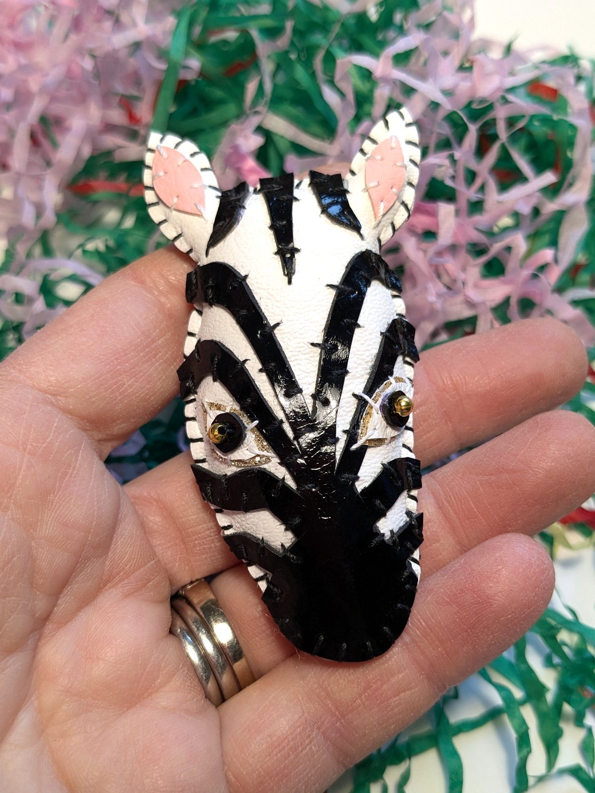 Image of Zebra Brooch