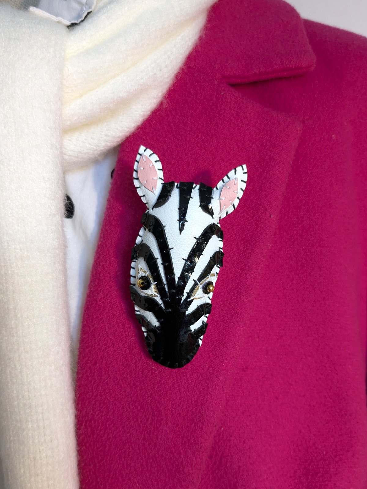 Image of Zebra Brooch