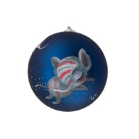 Image 2 of Candy Cane Elephants Ornament