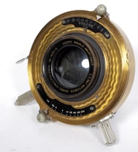 Image 3 of Goerz Dagor Double Anastigmat 8 1/4" [215mm] F6.8 Lens in Volute Shutter #4889