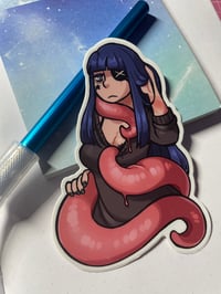 Image 2 of Tentacle Princess Ririn - Large Vinyl Sticker