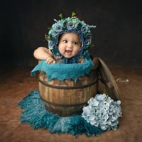 Image 7 of The MOST POPULAR  Felted Sets: Round Curly Blanket + Merino Silk Layer 