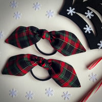 Holiday Plaid Hair Tie