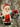 Retro Santa with Wreath Christmas Tree Ornament