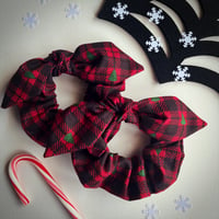 Plaid Tree Scrunchie