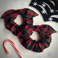 Holiday Plaid Scrunchie