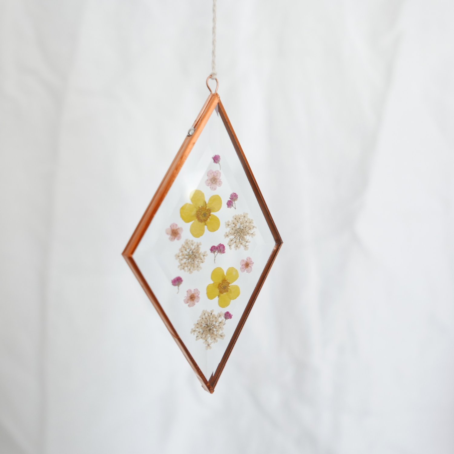 Image of Pressed Flower Suncatcher - Buttercups