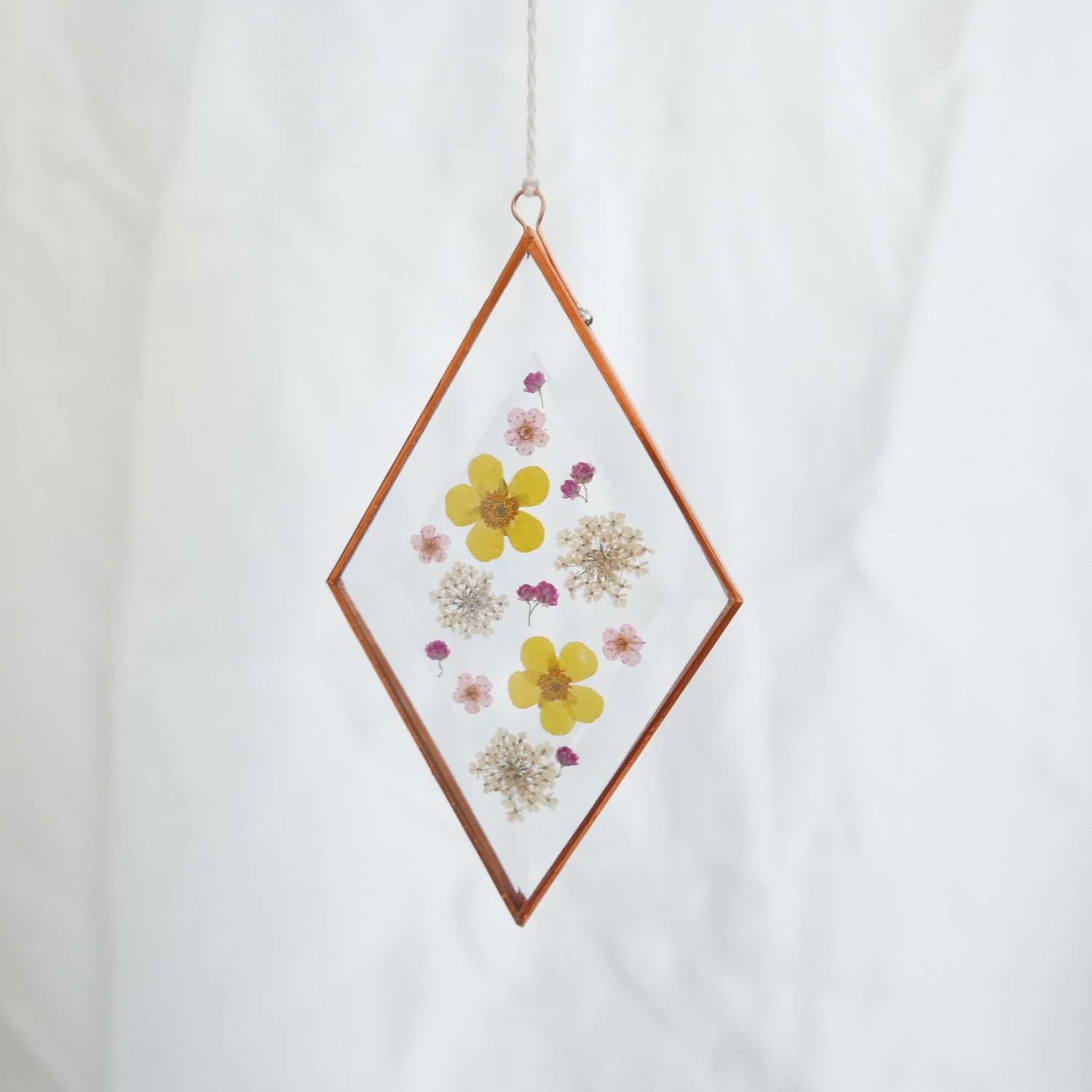 Image of Pressed Flower Suncatcher - Buttercups