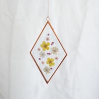 Image 1 of Pressed Flower Suncatcher - Buttercups