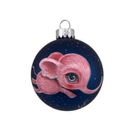 Pink Elephant Ornament