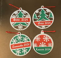 Image 5 of 🎄✨ Personalized 3D-Printed Holiday Ornaments ✨🎄