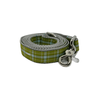 Plaid Perfection - green - Dog Leash