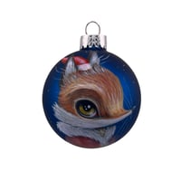 Santa Fox Ornament