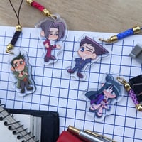 [PRE-ORDER] ⭐ OBJECTION!! Ace Attorney Phone Charms ⭐