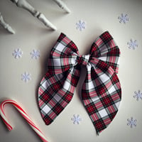 Image 1 of Tartan Plaid Bow