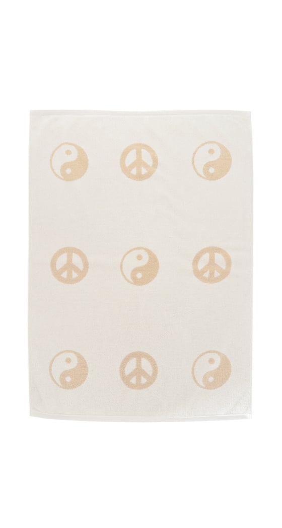 Image of Sparse Peace Kid Towel<div>Cream–Scour</div>