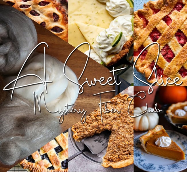 15 Slots Left - A Sweet Slice - Mystery Fiber Braid Club