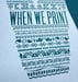 Image of When We Print We Win