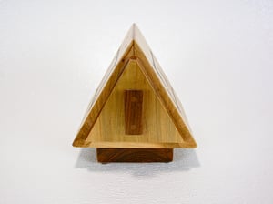 Image of Nightstand Wood Book Holder from Maple and Cherry, Wooden bookmark, Book Stand, Reader Caddy