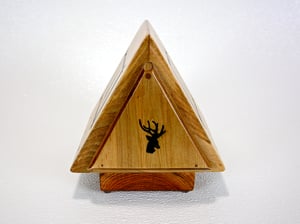 Image of Nightstand Wood Book Holder from Maple and Cherry, Wooden bookmark, Book Stand, Reader Caddy