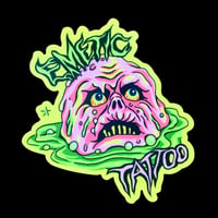 Emetic Tattoo Toxic Waste Sticker