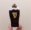Guinness Figgy Pudding Brooch 
