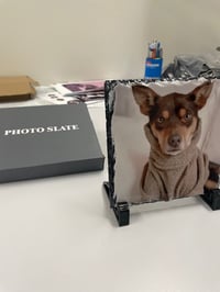 Image 2 of Personalised Slate Photo Frame