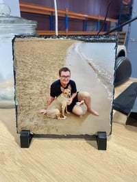 Image 3 of Personalised Slate Photo Frame
