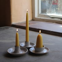 Image 2 of Beeswax standard - pair of candles 