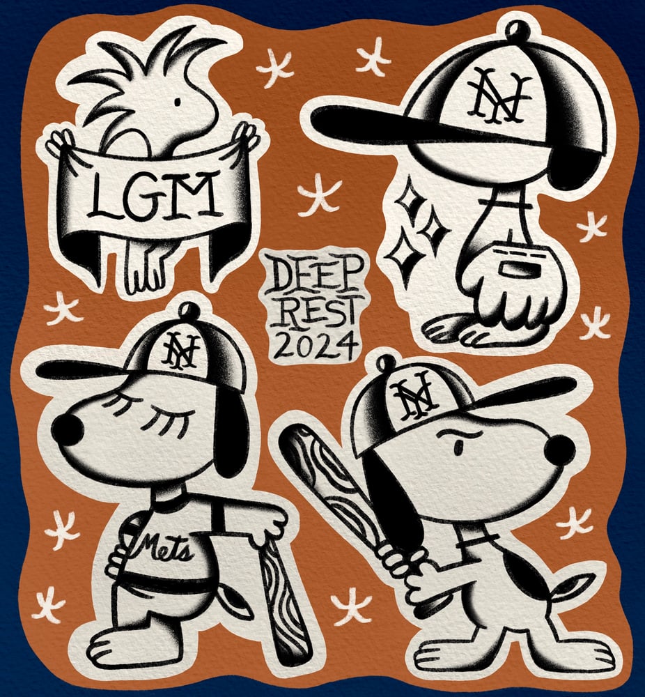 Image of METS SNOOPY PRINT