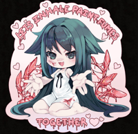 Image 2 of Saya no Uta Keychain 3.5 + Sticker ” IN STOCK