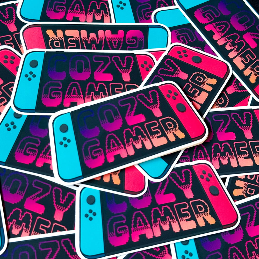 Image of Cozy Gamer Matte Sticker