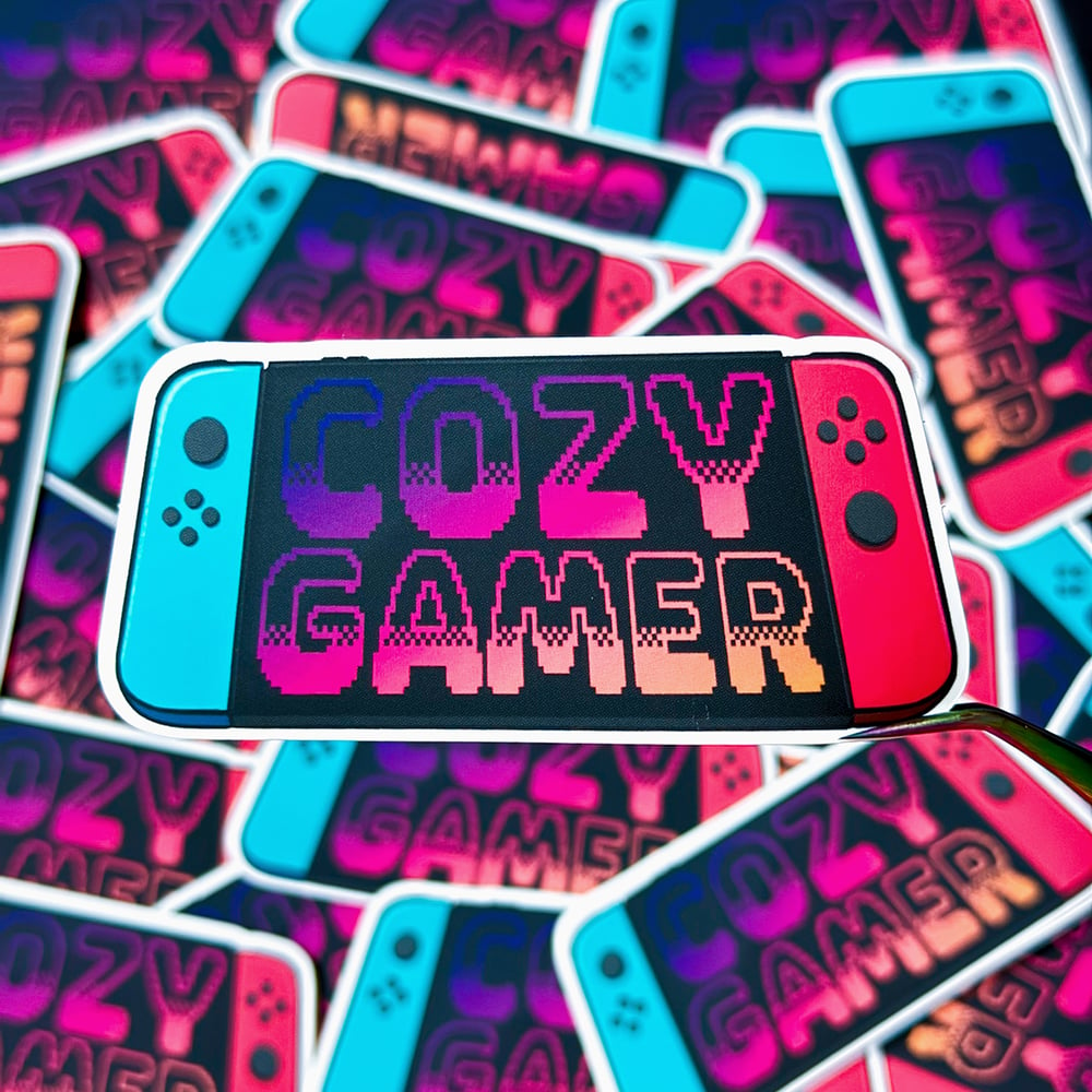 Image of Cozy Gamer Matte Sticker