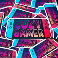Image 1 of Cozy Gamer Matte Sticker
