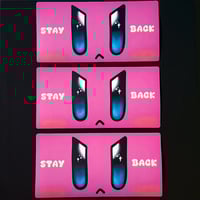 Image 3 of "Stay Back" Kirby Bumper Sticker