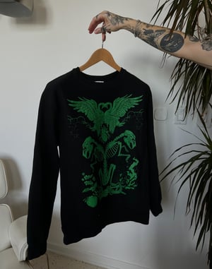 Image of The Lovers - Heavyweight Premium Black Sweatshirt