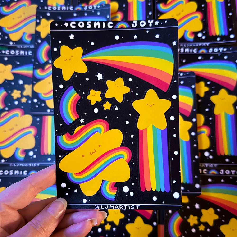 Image of Cosmic Joy Sticker Sheet