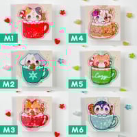 Image 3 of Winter Mug Friends Magnetic Bookmark