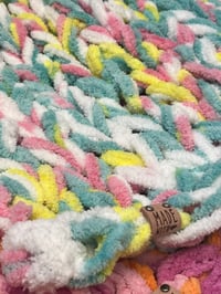 Image 2 of Double Knit Chenille Baby Blanket