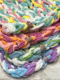 Image 1 of Double Knit Chenille Baby Blanket