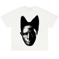 Image 1 of Tyler black print boxed tee