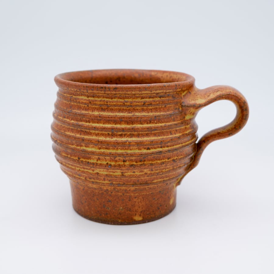 Image of Coffee Mug (yellow+rust)