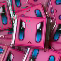 Image 1 of Angry Kirby Acrylic Magnet