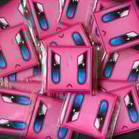 Image 2 of Angry Kirby Acrylic Magnet